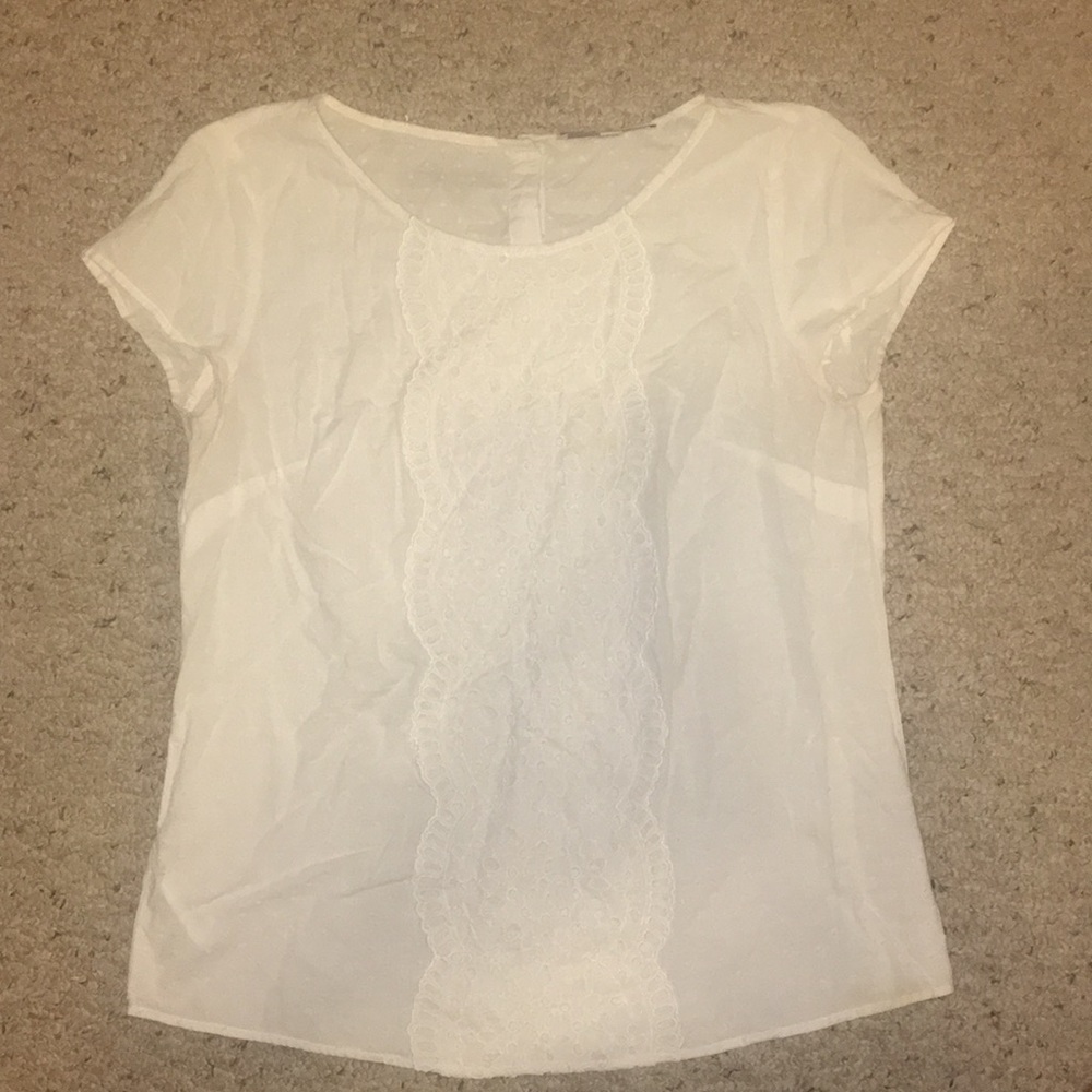 Loft White Blouse